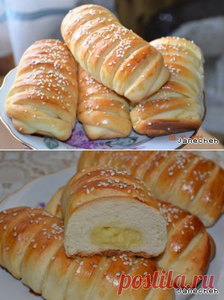Булочки с заварным кремом - кулинарный рецепт