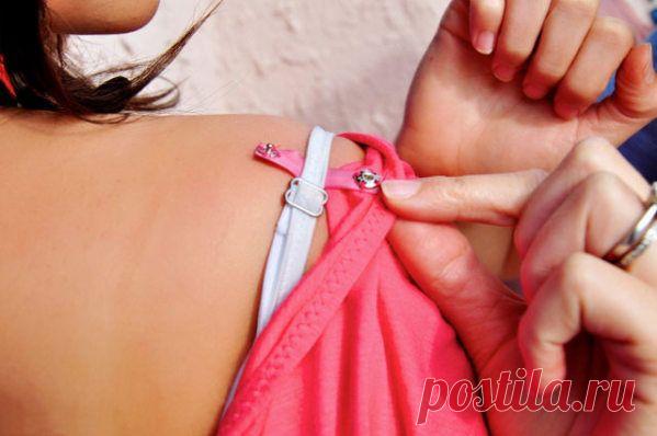 #1 Keep Your Bra From Showing
Life Hacks Every Woman Needs