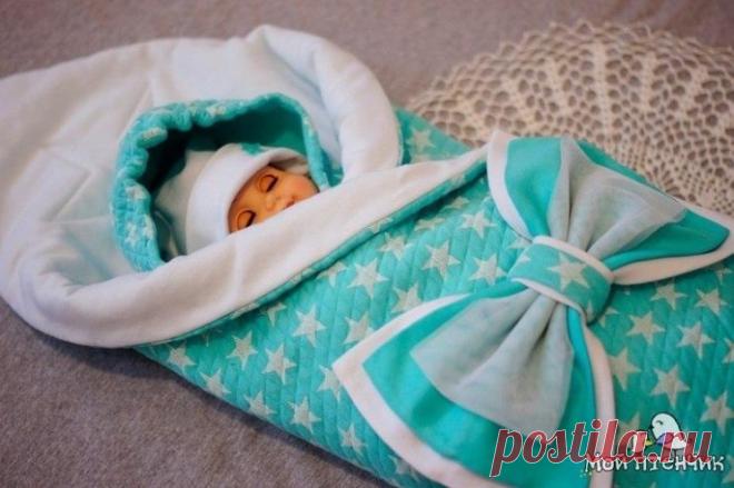 Конверт на выписку для новорожденных (Шитье и крой) — Журнал Вдохновение Рукодельницы