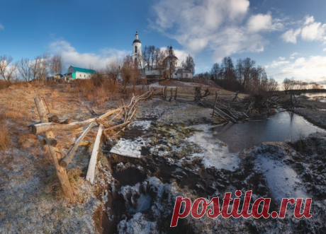 Весна в селе Филипповское, Владимирская область. Автор фото – Олег Буцкий: nat-geo.ru/community/user/116952 Доброго воскресного утра!
