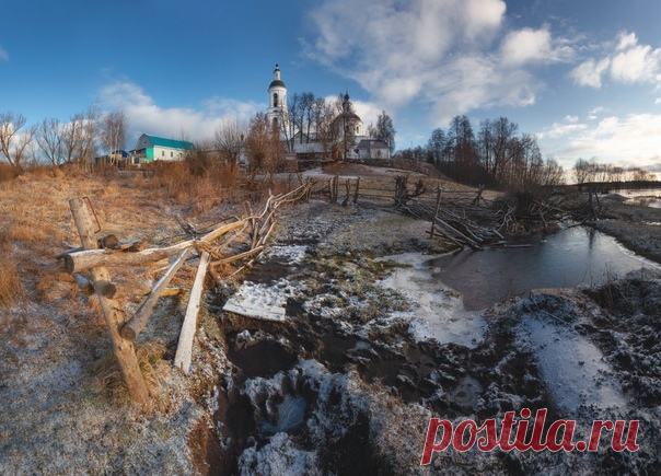 Весна в селе Филипповское, Владимирская область. Автор фото – Олег Буцкий: nat-geo.ru/community/user/116952 Доброго воскресного утра!