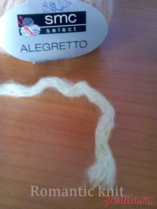Romantic knit: Пуловер и прежда Alegretto