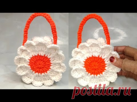 WOW😍💥💯BEAUTIFUL KNITTING CROCHET BAG💥👍AMAZING CROCHET BAG MAKING IDEAS VERY EASY