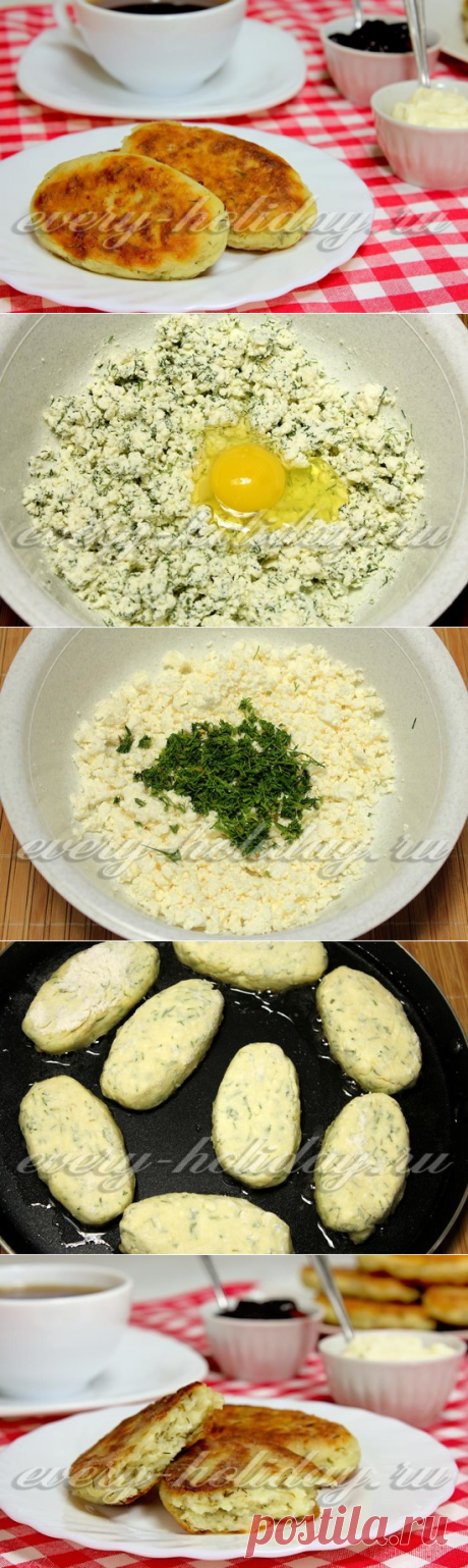 Сырники из творога, рецепт с фото пошагово с укропом