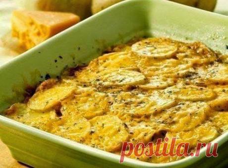 Лучшие кулинарные рецепты: Запеканка с грибами и картофелем