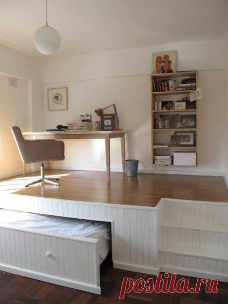 Как спрятать кровать: 6 гениальных идей – Roomble.com