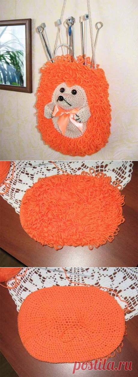 Как связать ежика - хранителя для спиц | Искусница