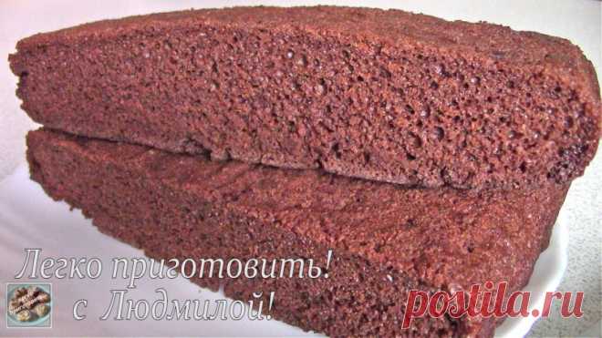 Шоколадная коврижка без яиц, масла и молочных продуктов (постная, вегетарианская) — Кулинарная книга