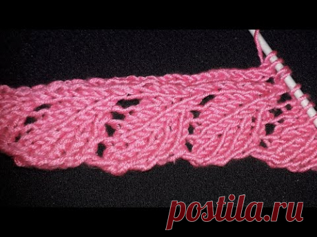 #تريكو/ حافة ورق الشجر...
lace leaf edging