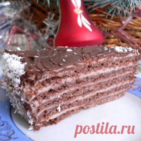 Шоколадный песочный торт - бюджетный и объедительный!
