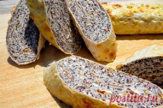 ВКУСНЯШКА С МАКОМ И ТВОРОГОМ ЗА 15 МИНУТ БЕЗ ВОЗНИ С ТЕСТОМ - Всем на заметку! Кремовая начинка, а мак просто взрывается во рту! Ингредиенты: лаваш — 2...