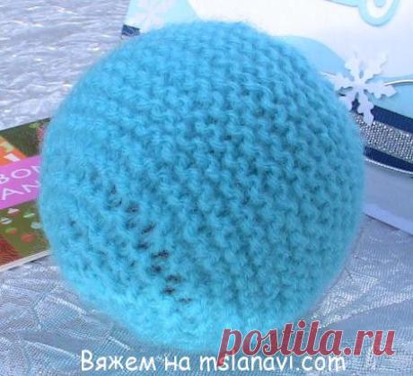 Как вязать новогодние шары