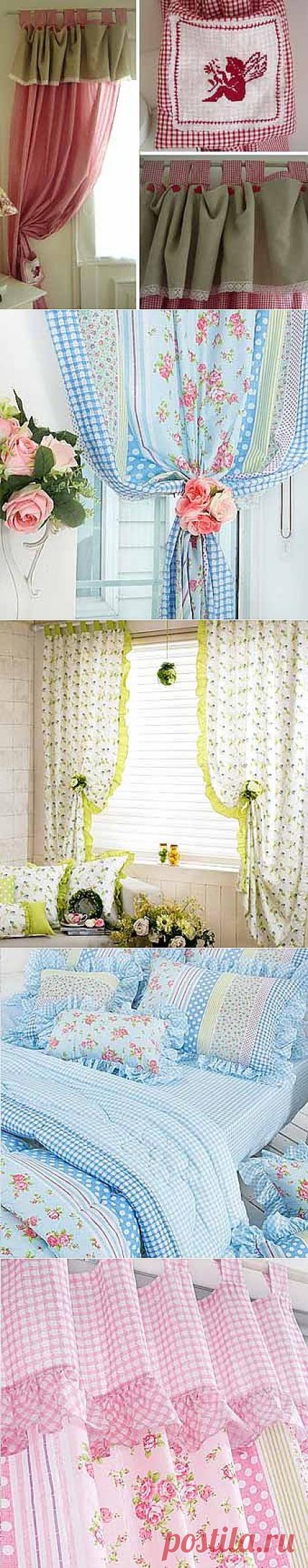 Шторы -деревенский стиль..