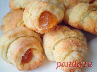 Творожные рогалики