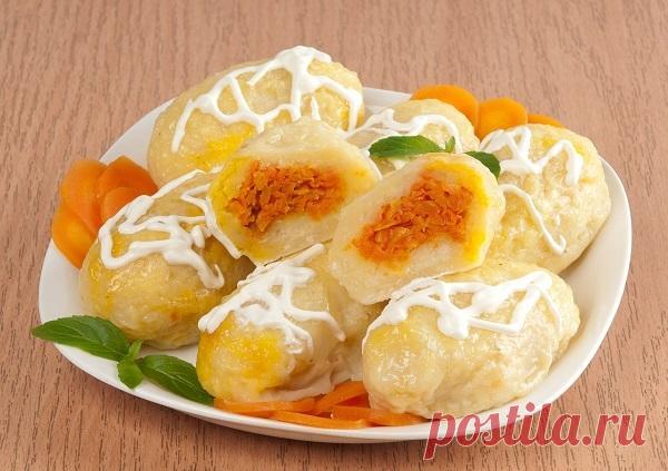 Необычное блюдо литовской кухни - цеппелины с морковной начинкой