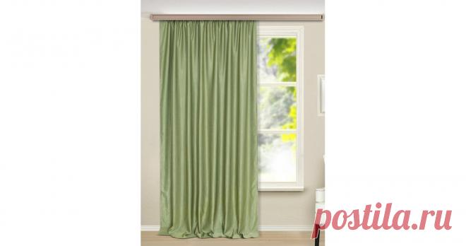 Штора портьерная HH S GD2788-11/280 200х270 см зеленая купить по цене руб. в ОБИ