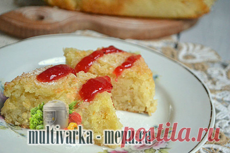 Манник на кефире без муки и яиц
