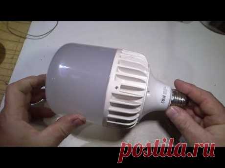 интересный ремонт и доработка 50 ваттной LED лампы
