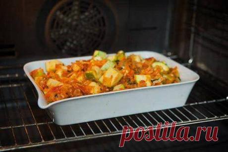 Рагу из кабачков в духовке - простой рецепт с пошаговыми фото