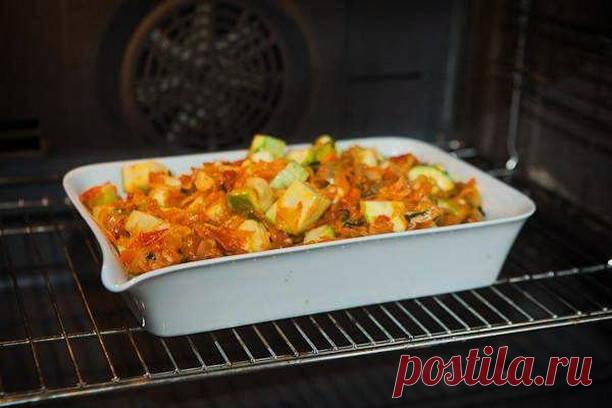 Рагу из кабачков в духовке - простой рецепт с пошаговыми фото