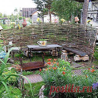 Плетень для дачи своими руками: традиции и современный дизайн - Учимся Делать Все Сами