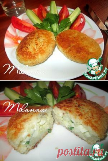 Рыбные зразы с луком и яйцом - кулинарный рецепт