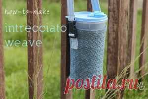 Чехол для термоса из старых джинсов. Мастер-класс. |