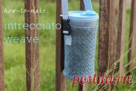 Чехол для термоса из старых джинсов. Мастер-класс. |