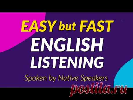 Easy but Fast English Listening Challenge - Spoken by Native Speakers