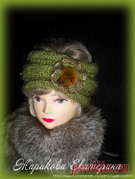 Повязки на голову спицами от Жариковой Екатерины с Осинки