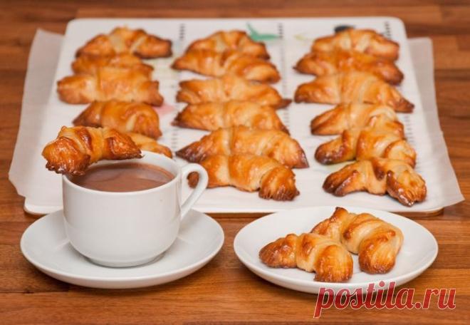 Рогалики с мармеладом из творожного, слоеного, песочного теста - рецепты - FB.ru