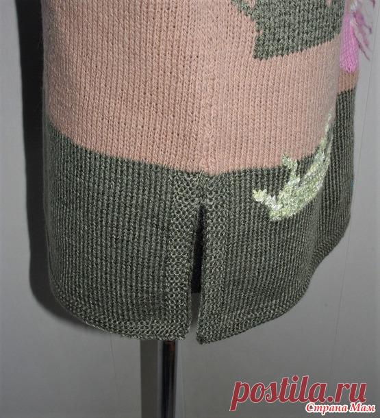 Розовый фламинго, или очередная утилизация остатков - Вязание - Страна Мам