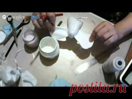 ▶ Мастер класс по мышкам и шляпкам. - YouTube