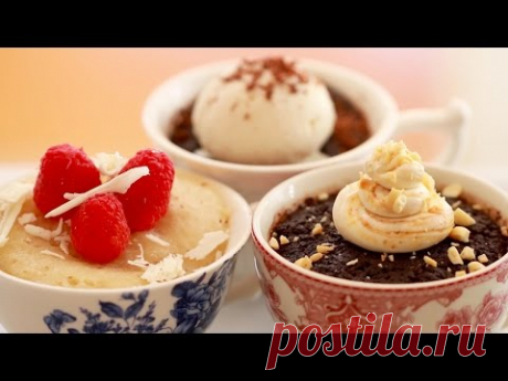 Chocolate Mug Cake Trio (Molten Lava Cake & more!) - Bigger Bolder Baking 98