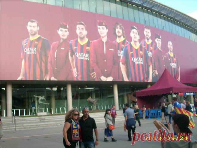 Испания.Команда футболистов.