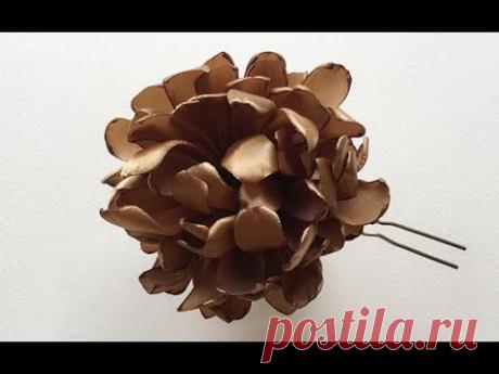 ABC TV | How To Make A  Ribbon Flower Hairpin - Craft Tutorial
