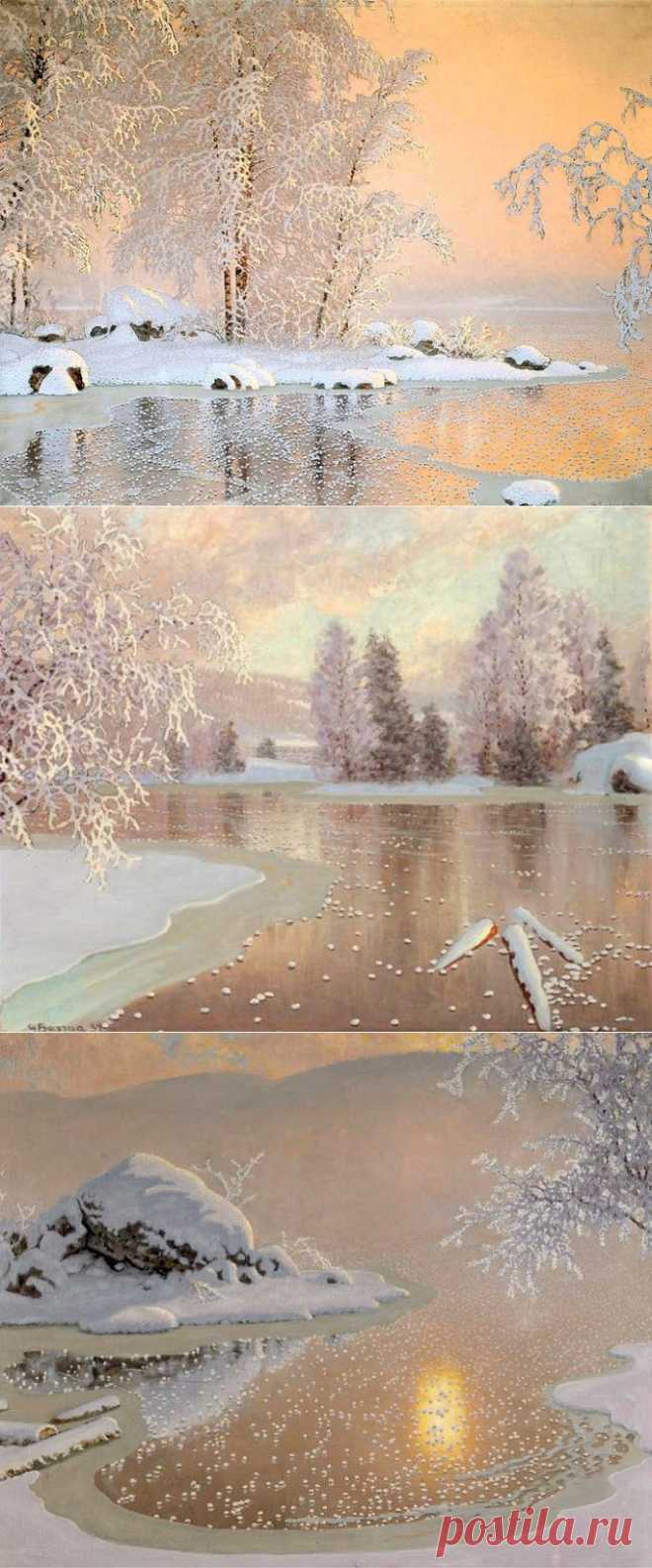 А сказка с нами рядом... по соседству. Художник Gustaf Fjaestad (Sweden, 1868-1948).