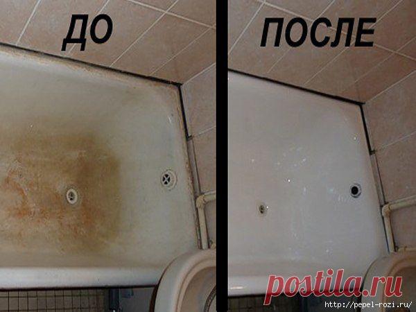 КАК СДЕЛАТЬ ВАННУ БЕЛОСНЕЖНОЙ