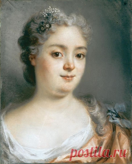 Розальба Каррьера \ Rosalba Carriera (Italian, 1675-1757). Женское очарование в стиле рококо.