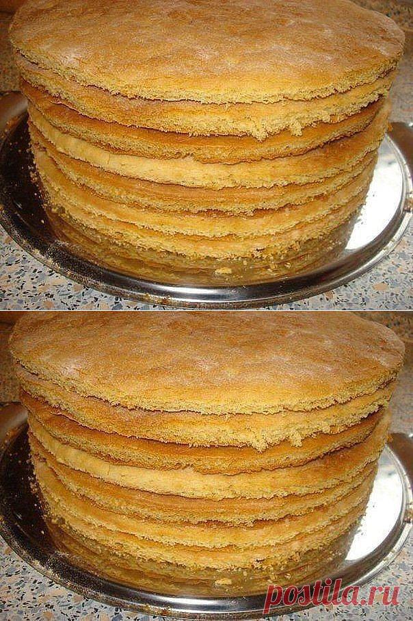 10 коржей на сковородке за 30 минут