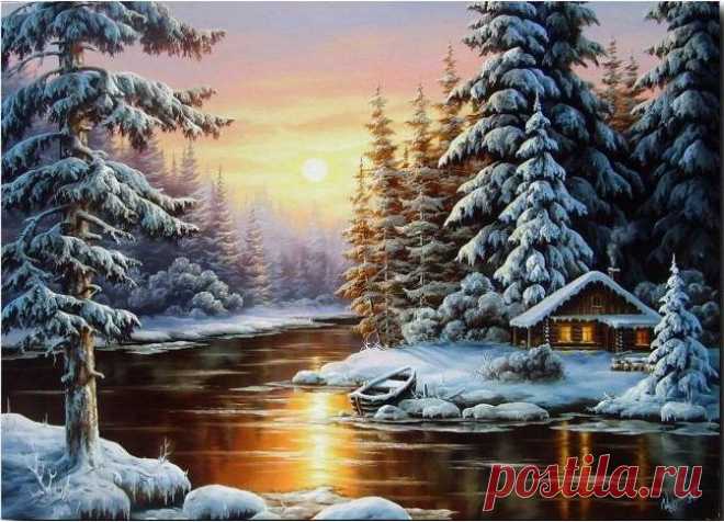 живопись видео зимние пейзажи: 26 тыс изображений найдено в Яндекс.Картинках