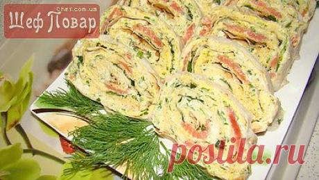 Лаваш с рыбой