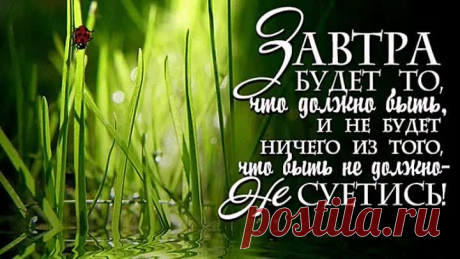 Завтра будет лучше,чем вчера...