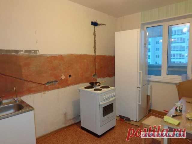 Первый в жизни ремонт кухни своими руками