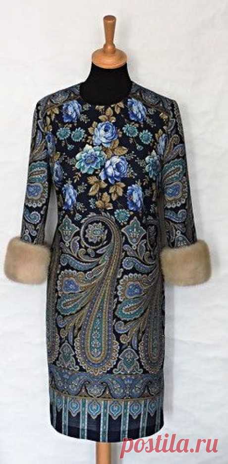 Шить из павловопосадских платков