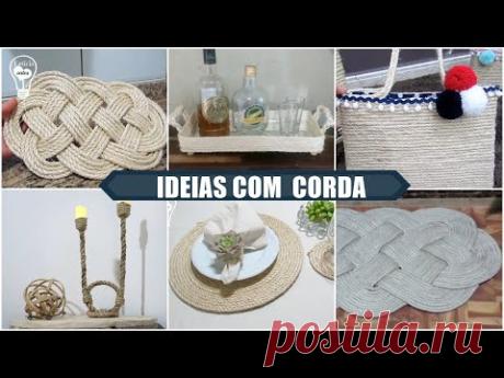6 IDEIAS COM CORDA  #CASADEPRAIA - YouTube