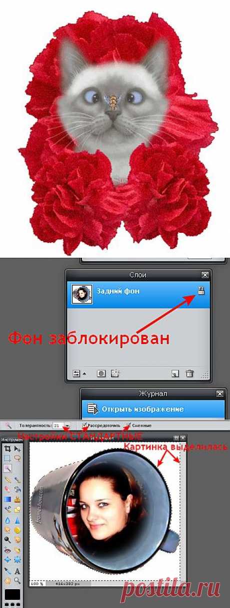КАК ИЗБАВИТСЯ ОТ ОДНОТОННОГО ЗАДНЕГО ФОНА НА КАРТИНКЕ.