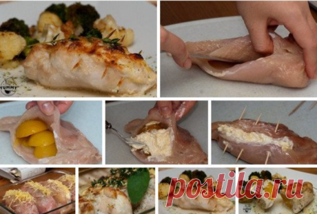 ФАРШИРОВАННЫЕ КУРИНЫЕ ГРУДКИ