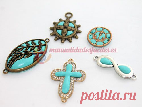 Como decorar conectores con fimo | Manualidades faciles