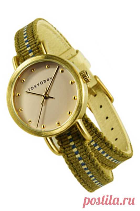 Купить Часы наручные TokyoBay T233-GR ЗЕЛЕНЫЙ со скидкой в интернет-магазине kupivip.ru - распродажа